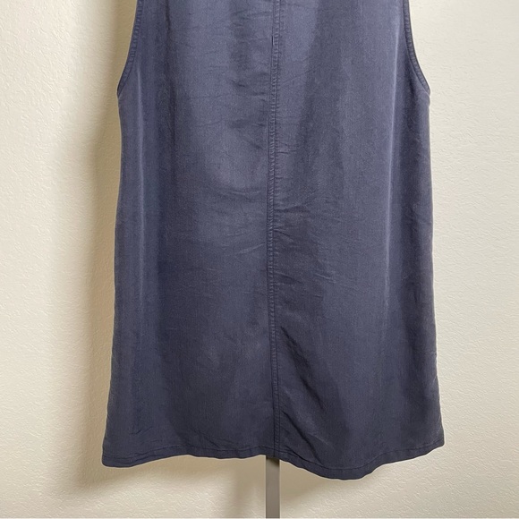 Authentic & Original Directives Overall Sleeveless Dress Navy Lyocell Y2K Medium - Picture 12 of 14